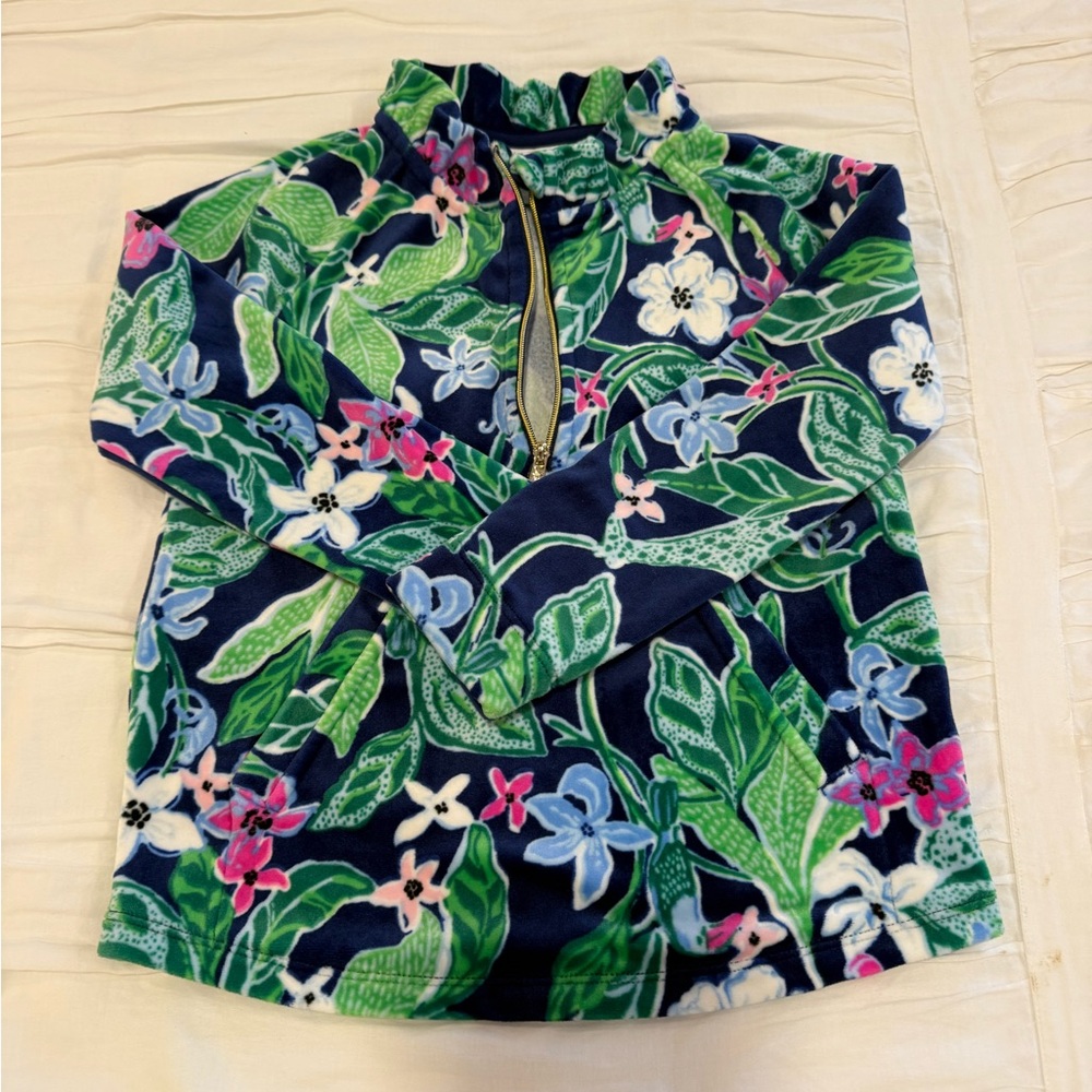 Lilly Pulitzer Little Skipper Velour Popover